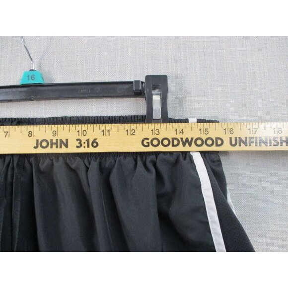 Nike Womens Black Dri-Fit Running Shorts XL With White Trim - Picture 3 of 6